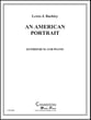 AN AMERICAN PORTRAIT Euphonium / Baritone and Piano P.O.D. cover